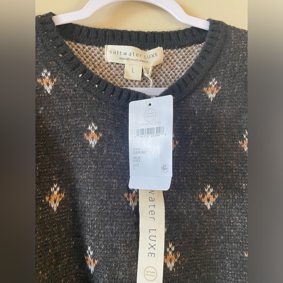SALTWATER LUXE patterned sweater - Picture 3 of 7